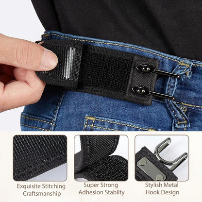 Buckle Free Hook Belt — No Pin, No Pressure, All Day Comfort