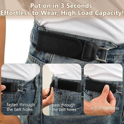 Buckle Free Hook Belt — No Pin, No Pressure, All Day Comfort